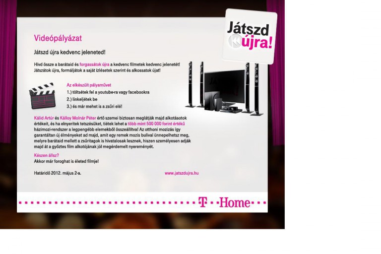 Játszd újra! Videópályázat