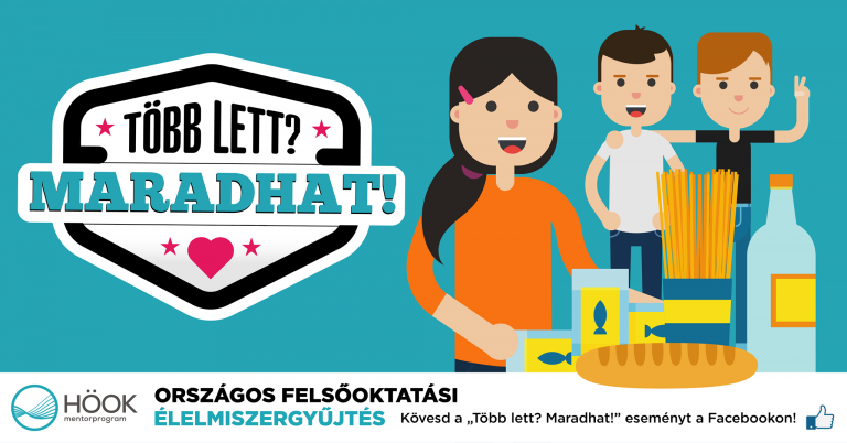 Több lett? Maradhat! Csatlakozzatok az országos felsőoktatási adománygyűjtéshez!