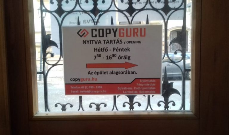 Megszűnik az ELTE BTK kampuszon működő Copyguru